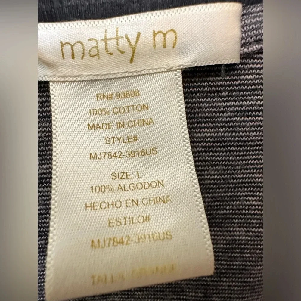 Matty M Womens Black Shawl Neck Casual Knit Roll Sleeve Open Front Blazer